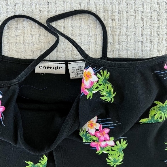 VINTAGE 90’s Energie Flyaway Cropped Tank Top - Picture 5 of 5